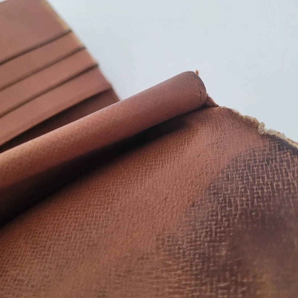 Louis Vuitton Monogram Canvas Vintage Tri-Fold Long Wallet Brown‎ M61215 France